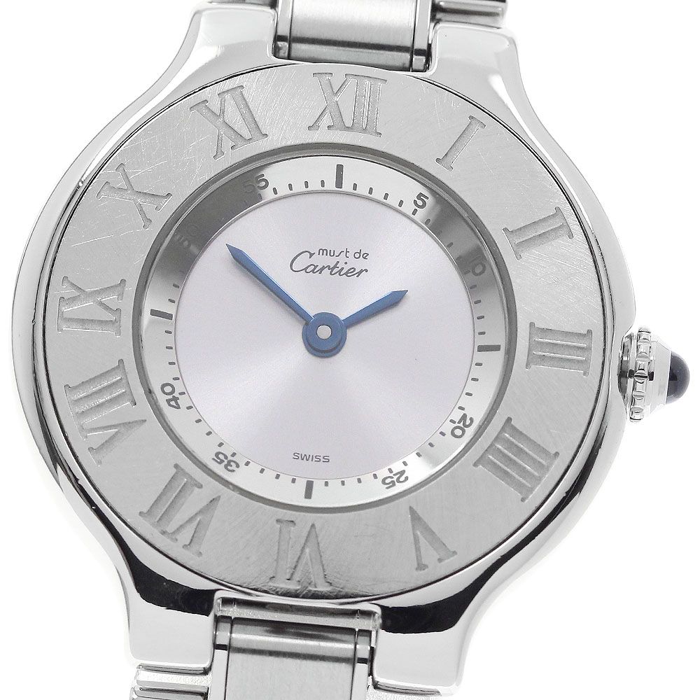 カルティエ CARTIER W10109T2 マスト21 ヴァンティアン クォーツ レディース _956033
