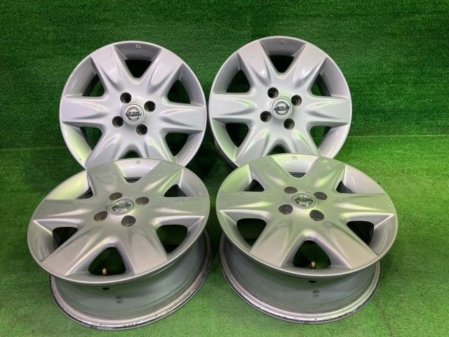 日産 NISSAN 純正 マーチ K12 ホイール アルミ シルバー 15インチ 5.5J