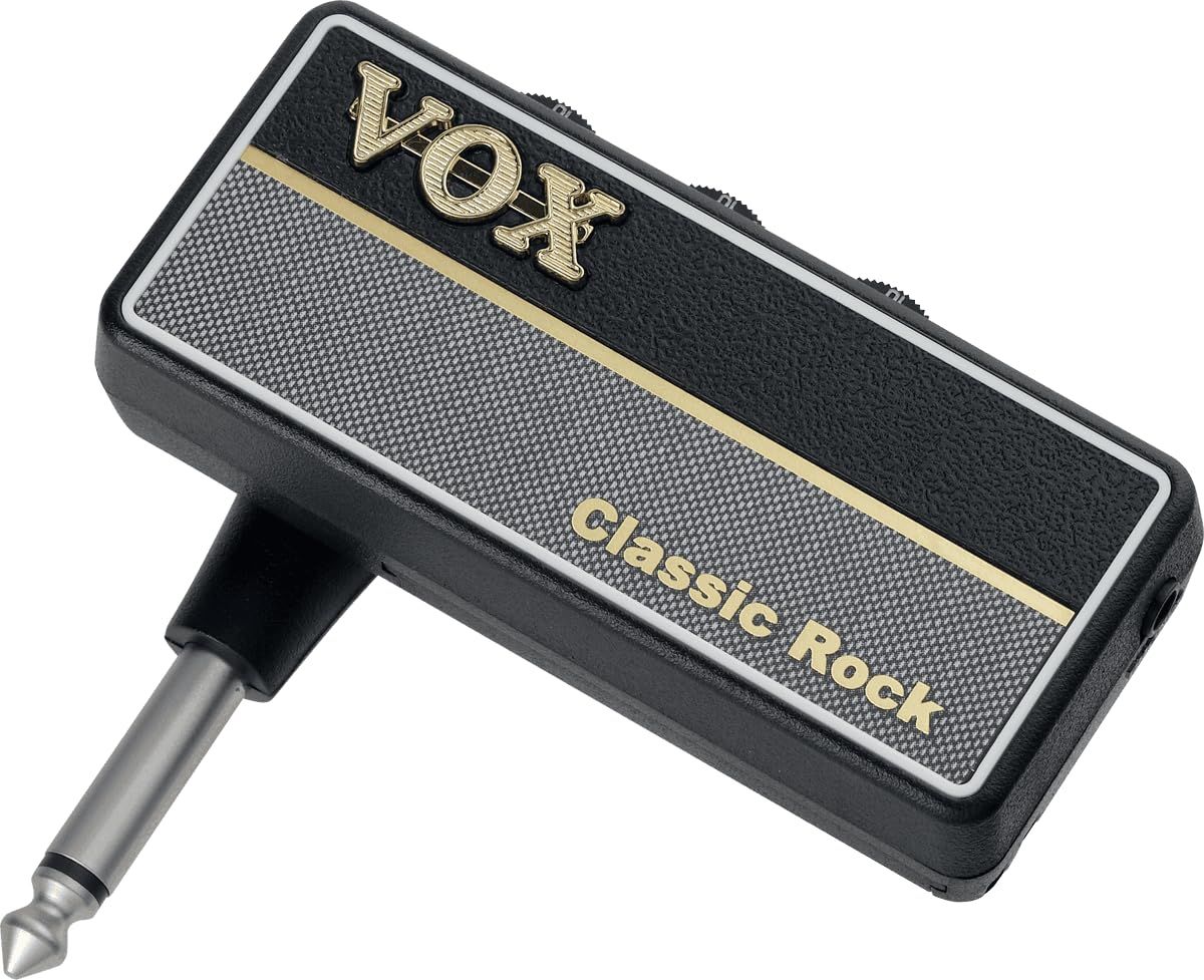 VOX ヘッドフォン ギターアンプ amPlug2 Classic Rock ケーブル不要 ギターに直接プラグ・イン 自宅練習に最適 電池駆動 エフェクト内蔵 UK製ハイゲインサウンド [Classic Rock]