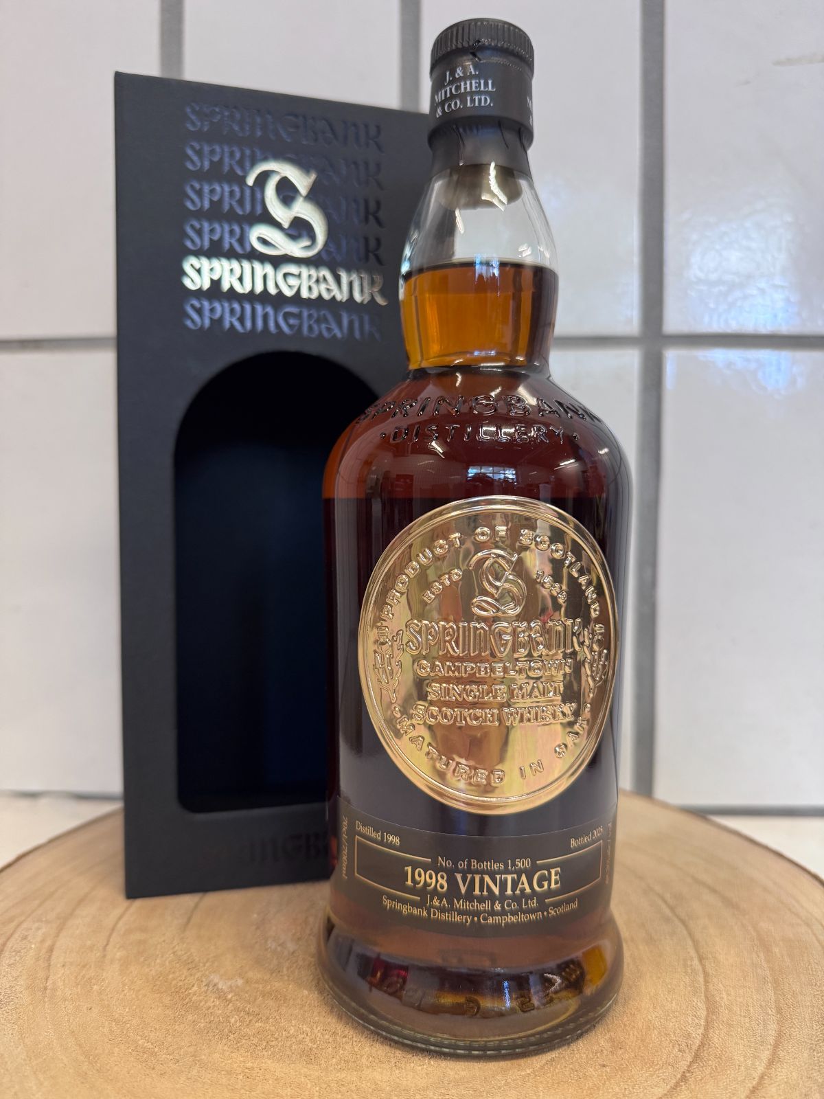 スプリングバンク　Springbank　1998　Vintage　ビンテージ　26年　48.3％