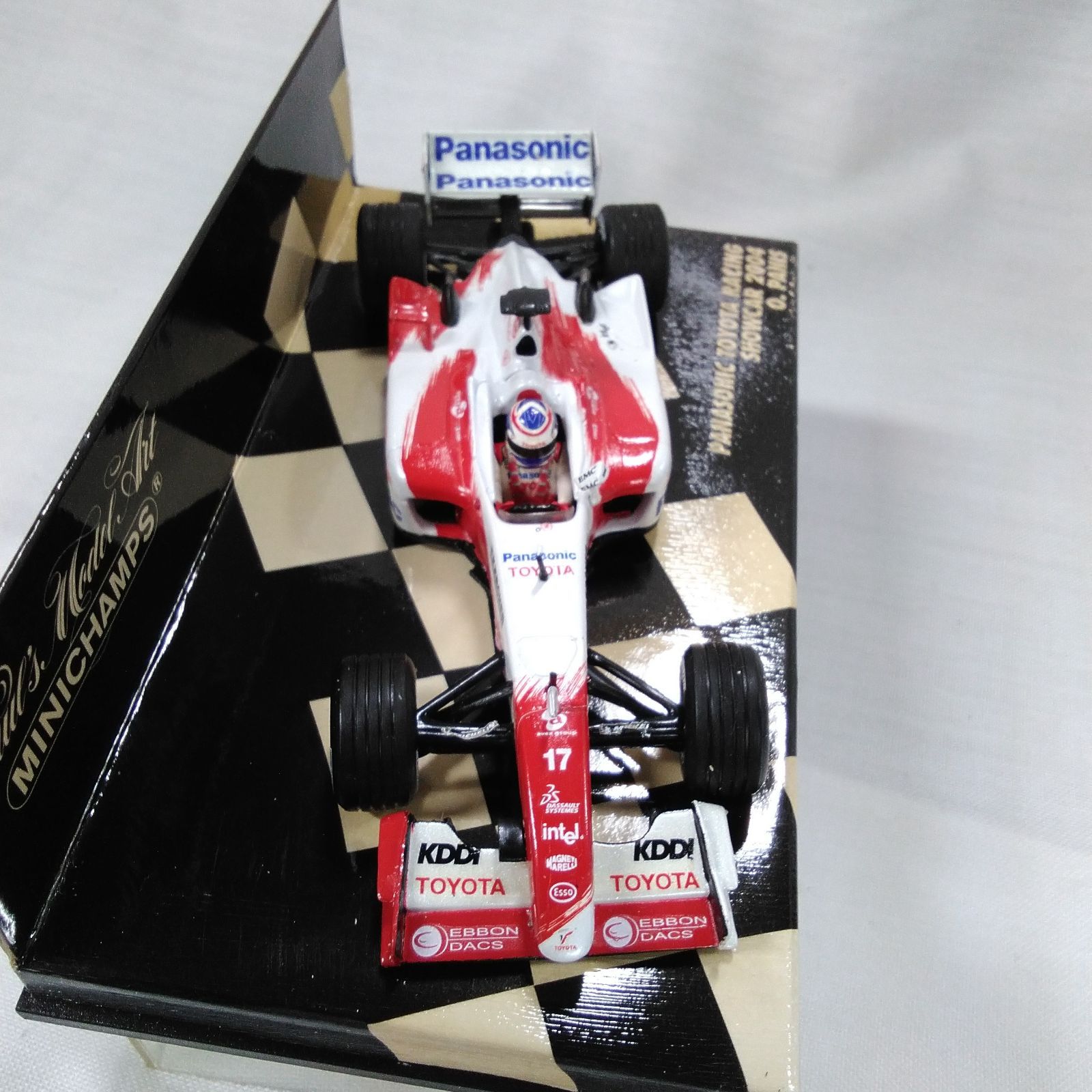 PMAミニチャンプス 1/43ミニカー Panasonic TOYOTA RACING SHOWCAR