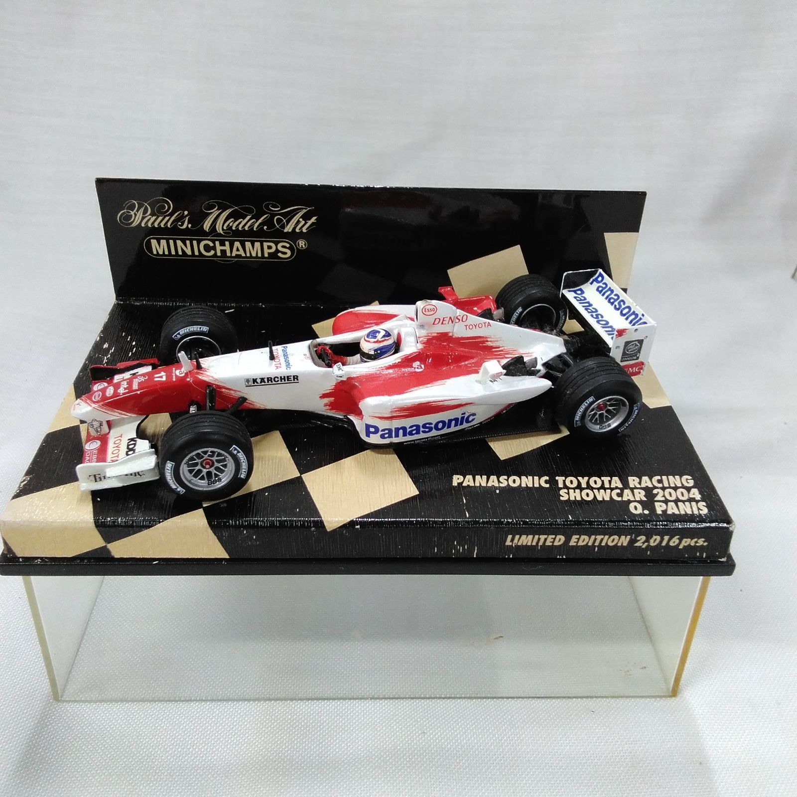 PMAミニチャンプス 1/43ミニカー Panasonic TOYOTA RACING SHOWCAR