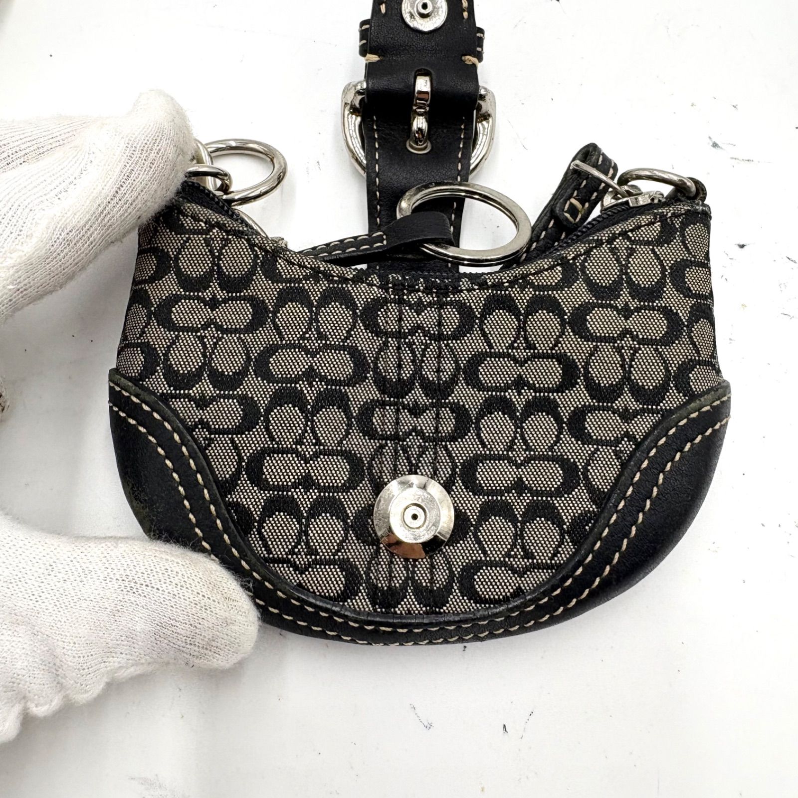 Coach コーチ ソーホー チェーン アクセサリーポーチ ミニハンドバッグ