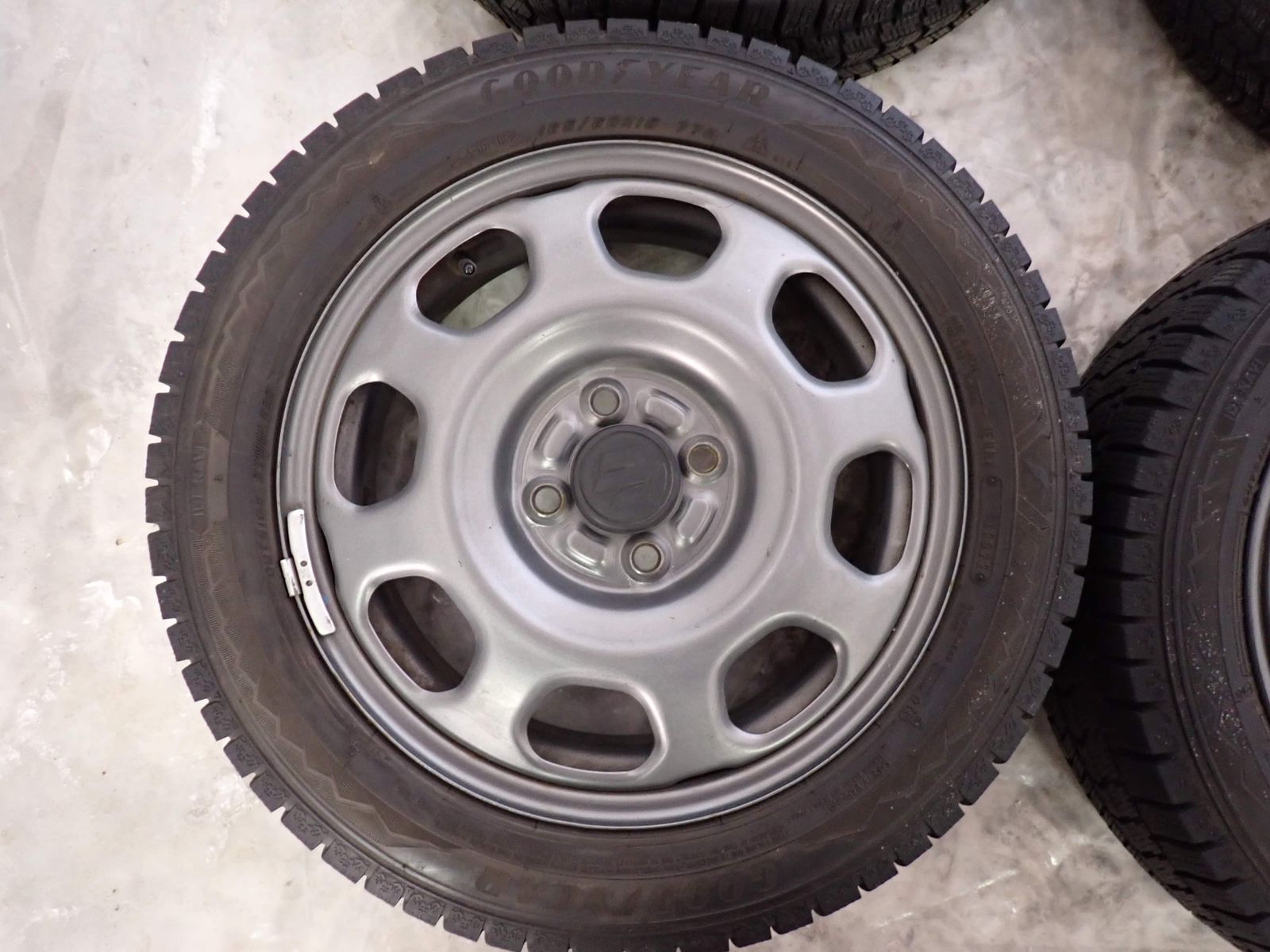 冬4本SET 会社宛 送料無料 165/60R15×4.5J 77Q グッドイヤー アイス