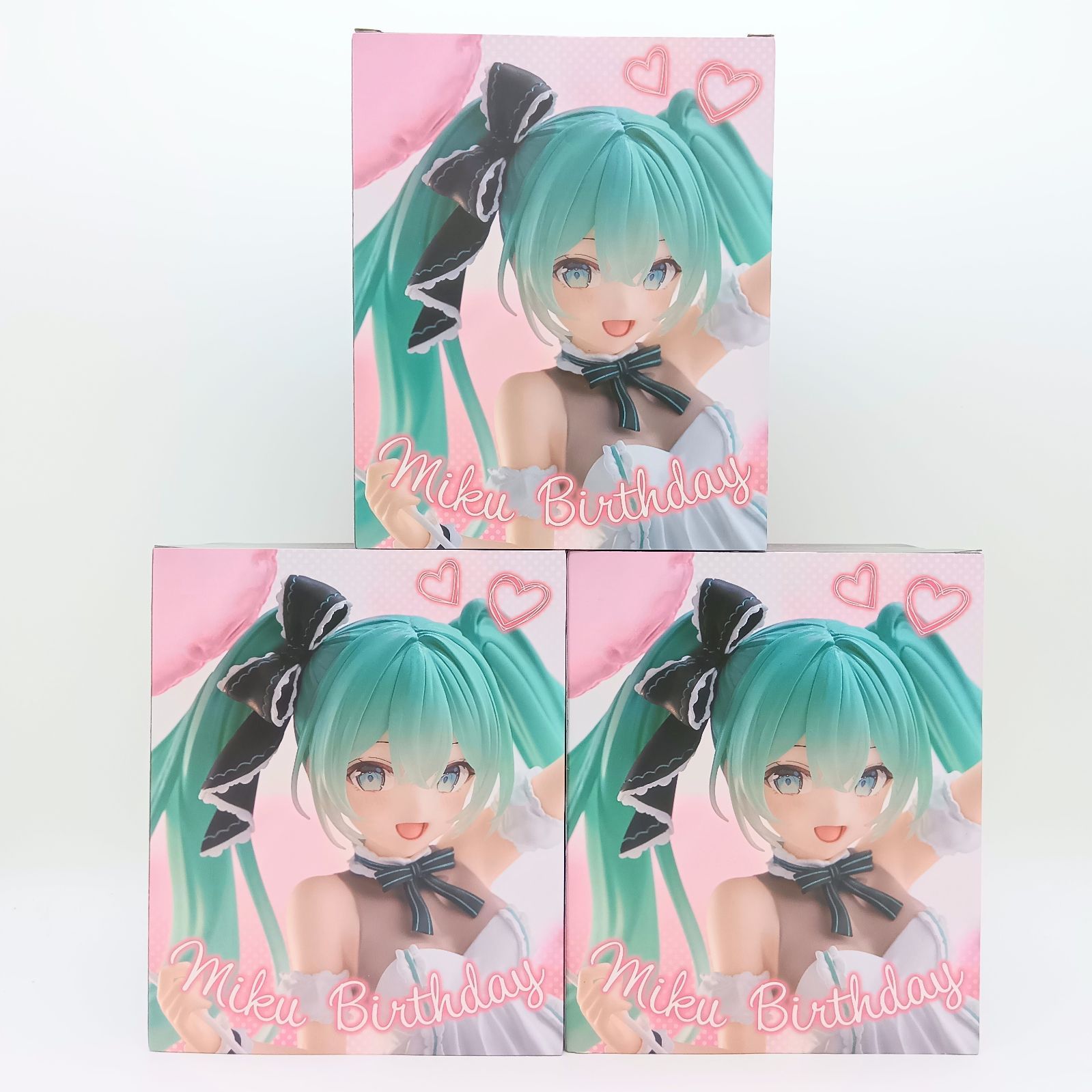 未開封】初音ミク フィギュア 3体セット まとめ売り タイトー