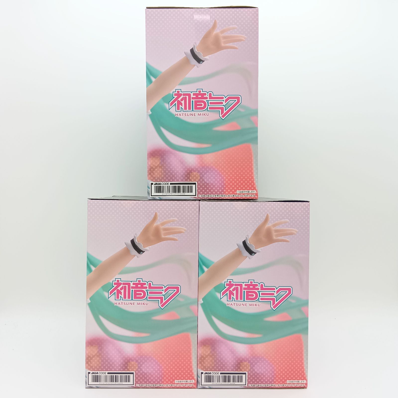 未開封】初音ミク フィギュア 3体セット まとめ売り タイトー
