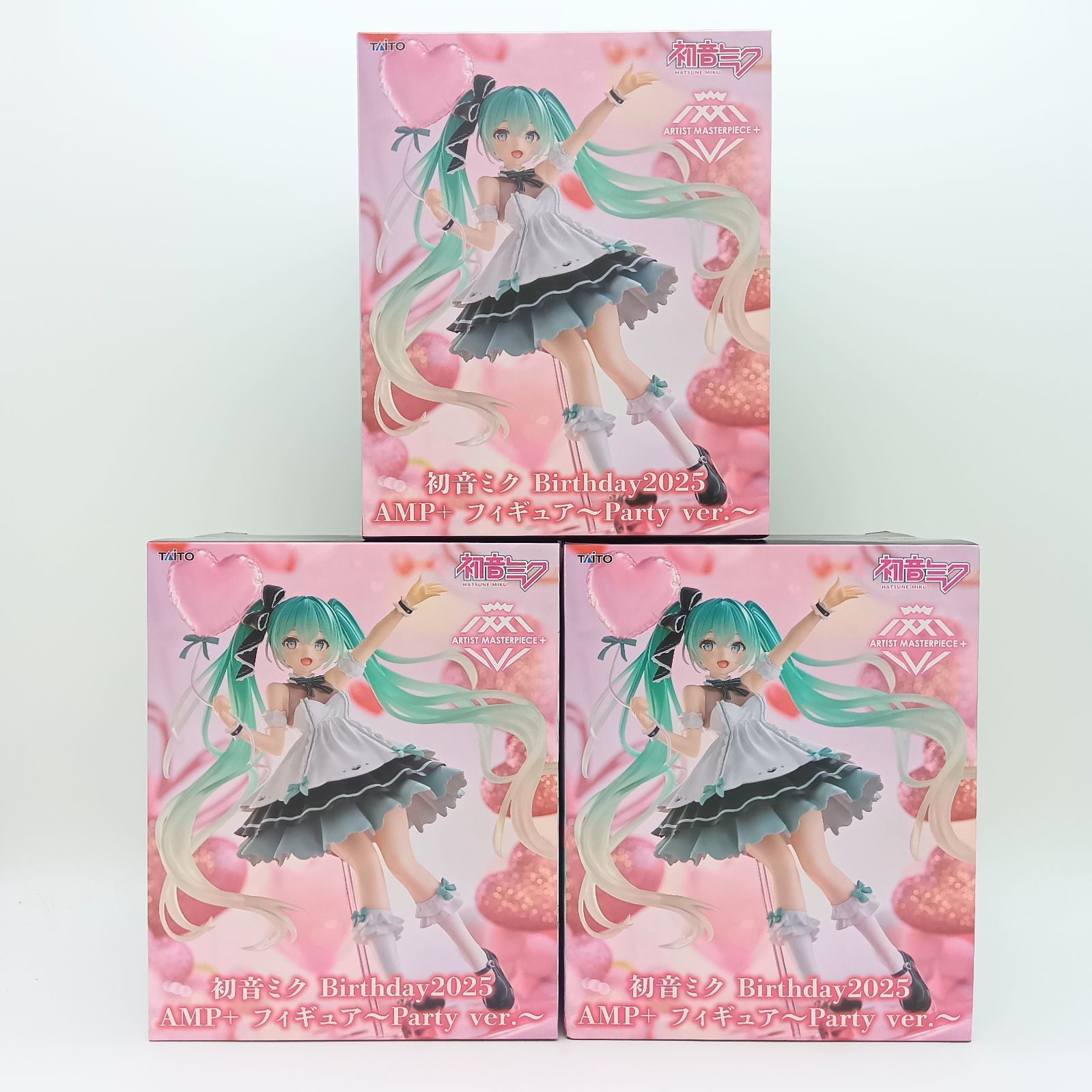 初音ミク　AMPフィギュアセット 未開封】初音ミク フィギュア 3体セット まとめ売り タイトー