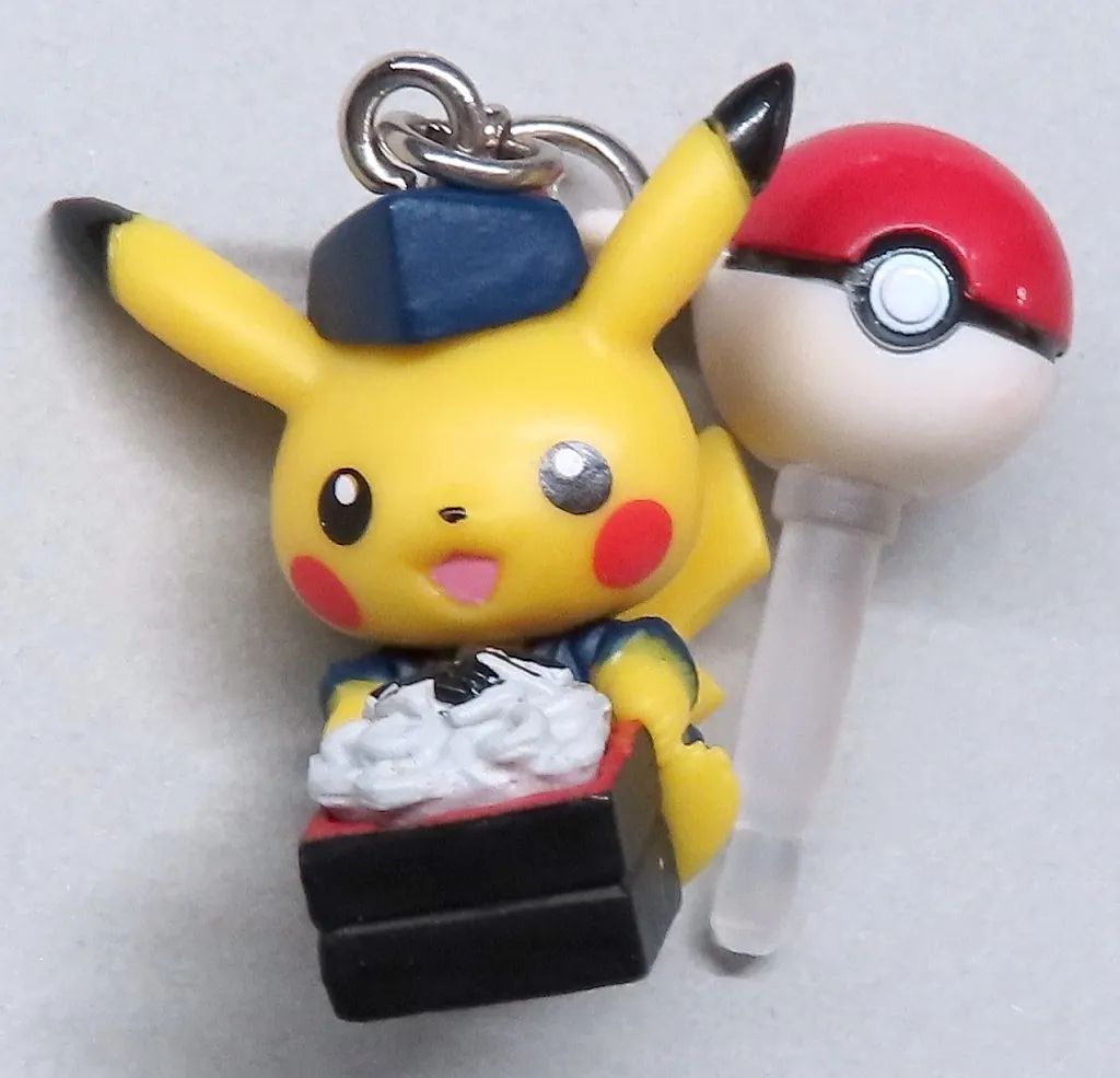[Used] Cell Phone Supply Pikachu (Soba) Pokemon Local Earphone Jack Accessory “Pokemon” Nagano Limited