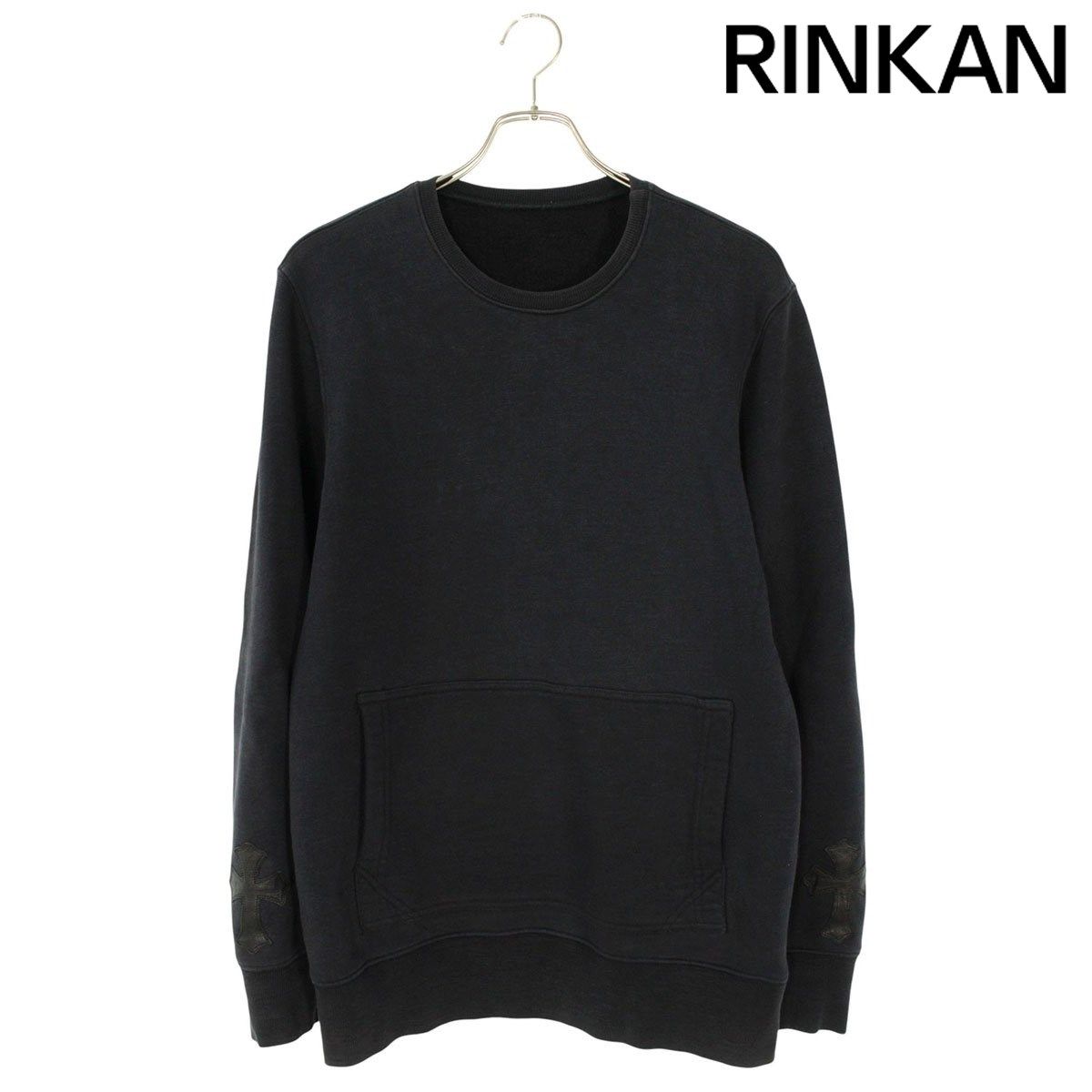 クロムハーツ SWTSHRT PLVR 袖クロスパッチ付きスウェット メンズ SM