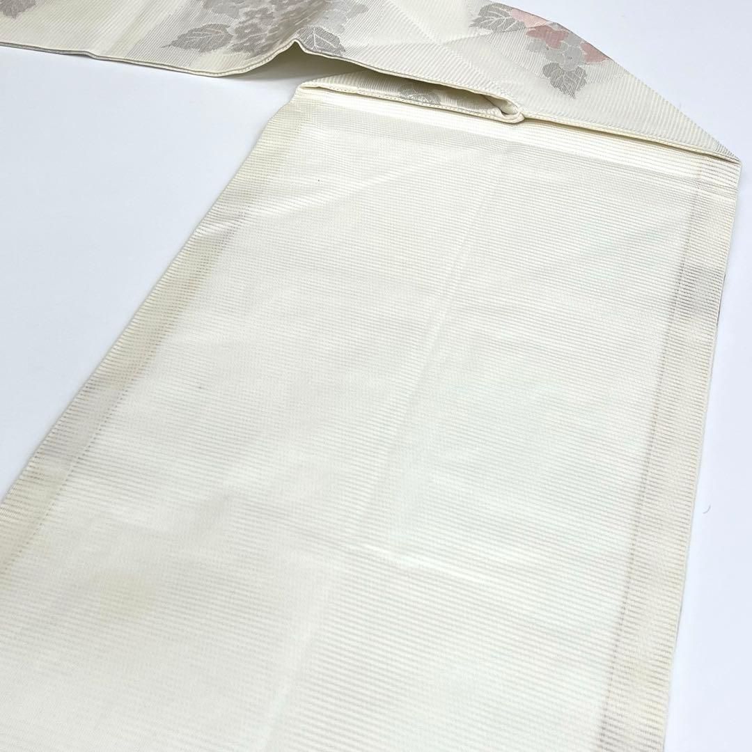 着物と帯 時流】SN26548◇正絹 九寸夏名古屋帯◇紫陽花 白 美品 - メルカリ