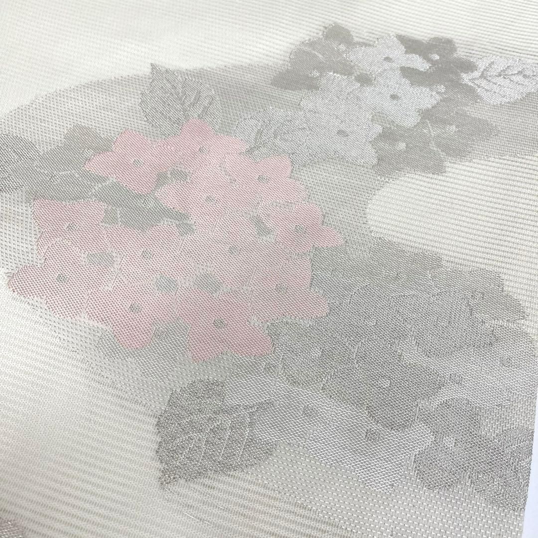 着物と帯 時流】SN26548◇正絹 九寸夏名古屋帯◇紫陽花 白 美品 - メルカリ