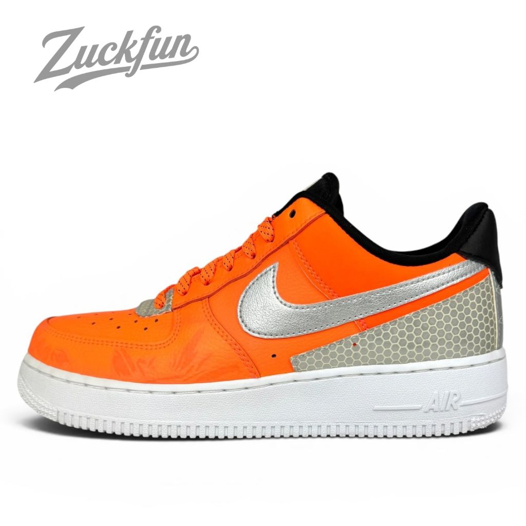 NIKE AIR FORCE 1 LOW 3M TOTAL ORANGE エア フォース 1 ロー カット スリーエム トータル オレンジ シルバー メンズ ナイキ スニーカー 25 cm U08622