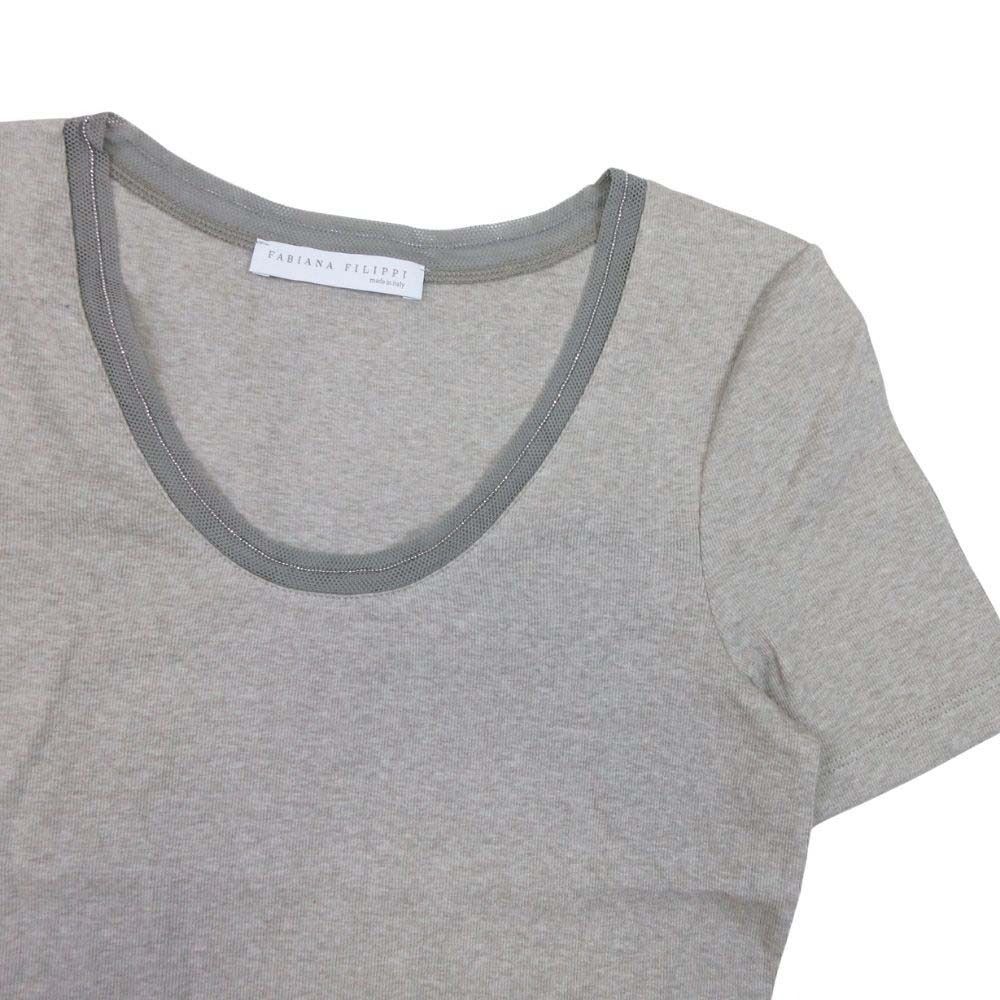 美品 FABIANA FILIPPI ファビアナ フィリッピ チュール Tシャツ 
