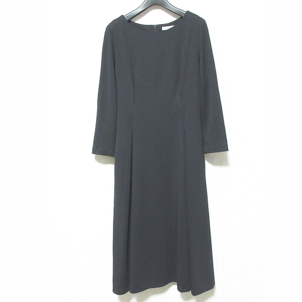 美品 theory luxe セオリーリュクス DERRIE PEBIAL ワンピース サイズ38 ブラック レディース 古着 中古 USED