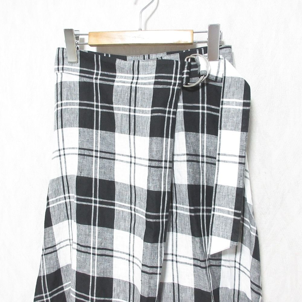 美品 O'NEIL OF DUBLIN オニールオブダブリン リネン100％ チェック