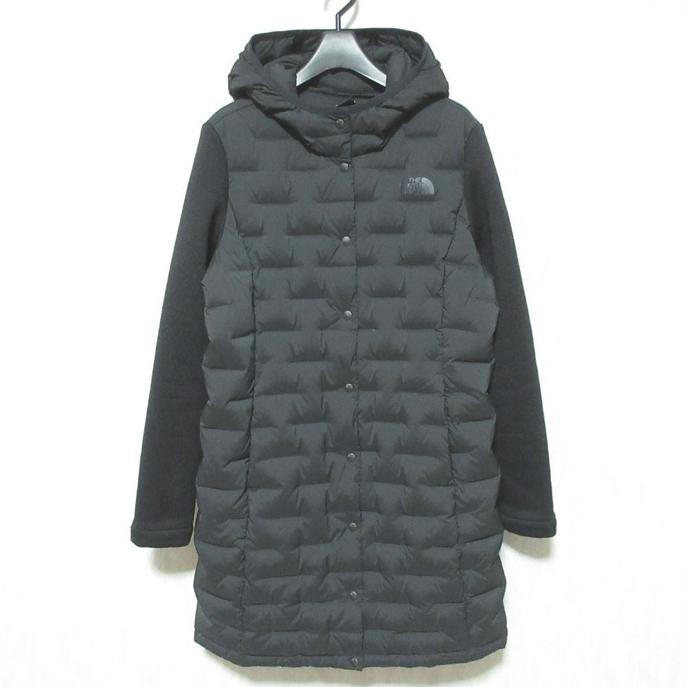 良品 THE NORTH FACE ザノースフェイス ノベルティチューブダウンコート NC1DN84A サイズM/90 ブラック レディース 古着 中古 USED