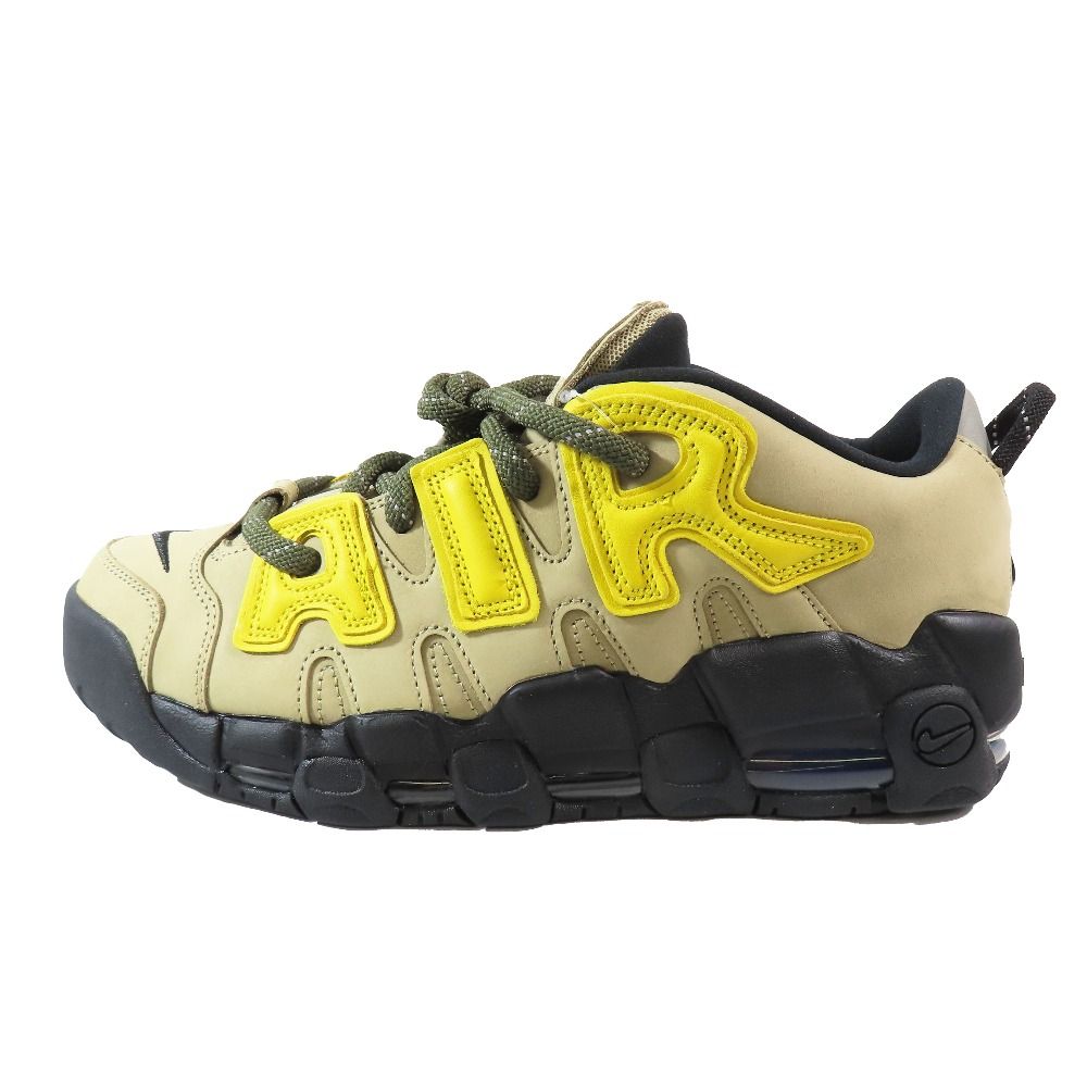 未使用 NIKE×AMBUSH エアモアアップテンポ ロー Vivid Sulfur and Limestone スニーカー FB1299-200 靴 シューズ 28.5cm イエロー メンズ 古着 中古 USED