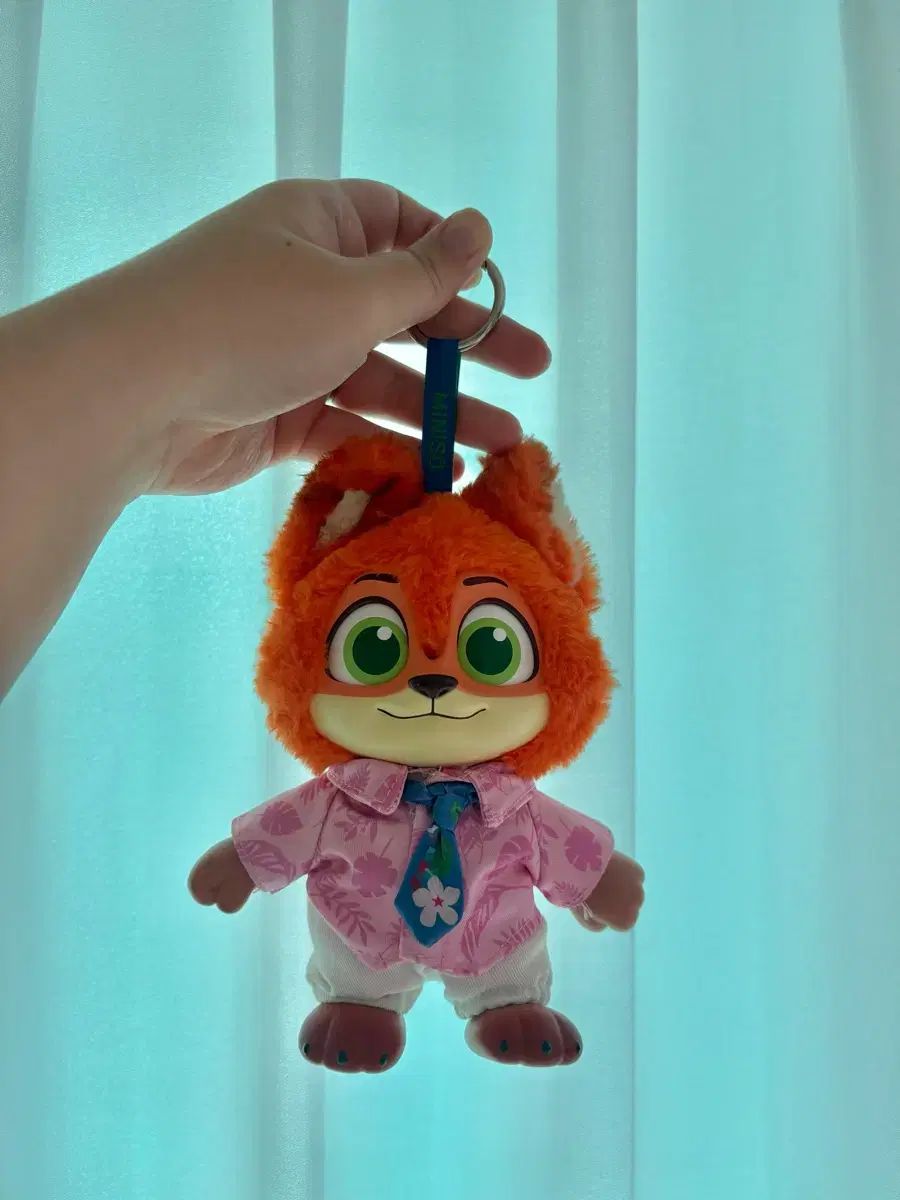 MINISO（ミニソー）ズートピア2 ニック キーホルダー ぬいぐるみ