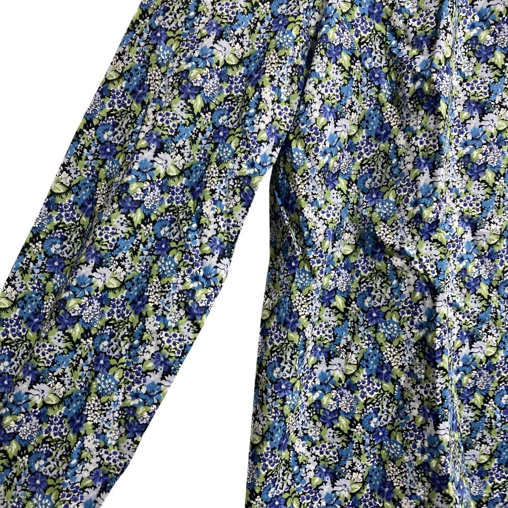 美品 OLD ENGLAND オールドイングランド フラワープリント ブラウス