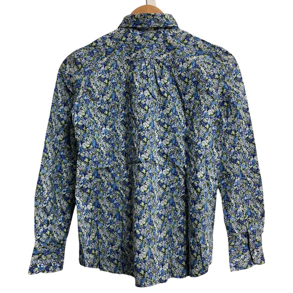 美品 OLD ENGLAND オールドイングランド フラワープリント ブラウス