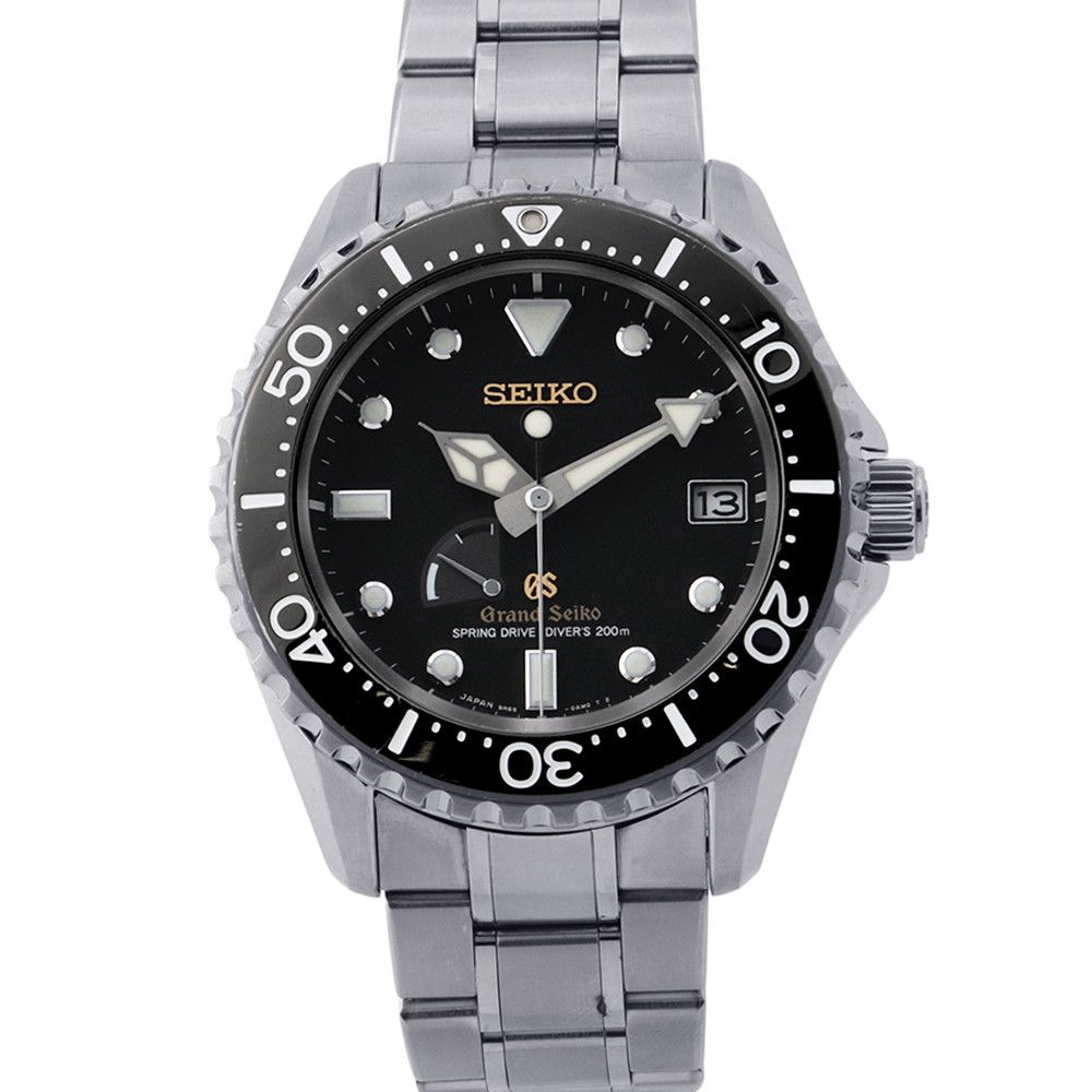 セイコー グランドセイコー スポーツコレクション マスターショップ限定 スプリングドライブ SBGA031 SEIKO 腕時計 黒文字盤