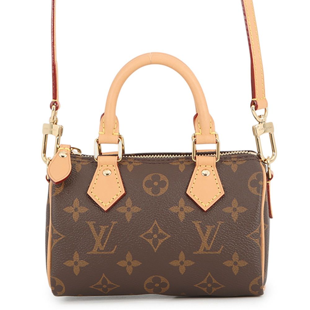 ルイヴィトン ハンドバッグ モノグラム ナノ・スピーディ M81085 LOUIS VUITTON ヴィトン バッグ 2way ショルダーバッグ