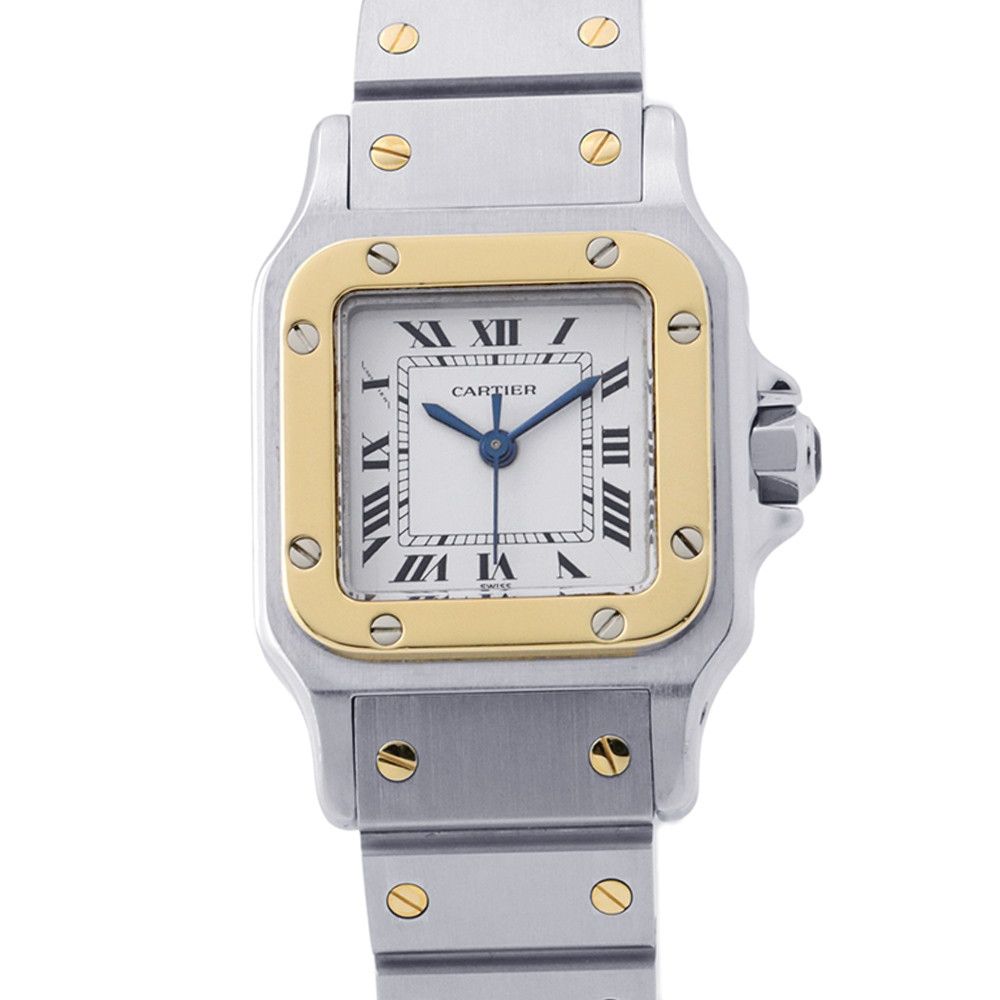 カルティエ サントスガルベ SM 0902 Cartier 腕時計 白文字盤