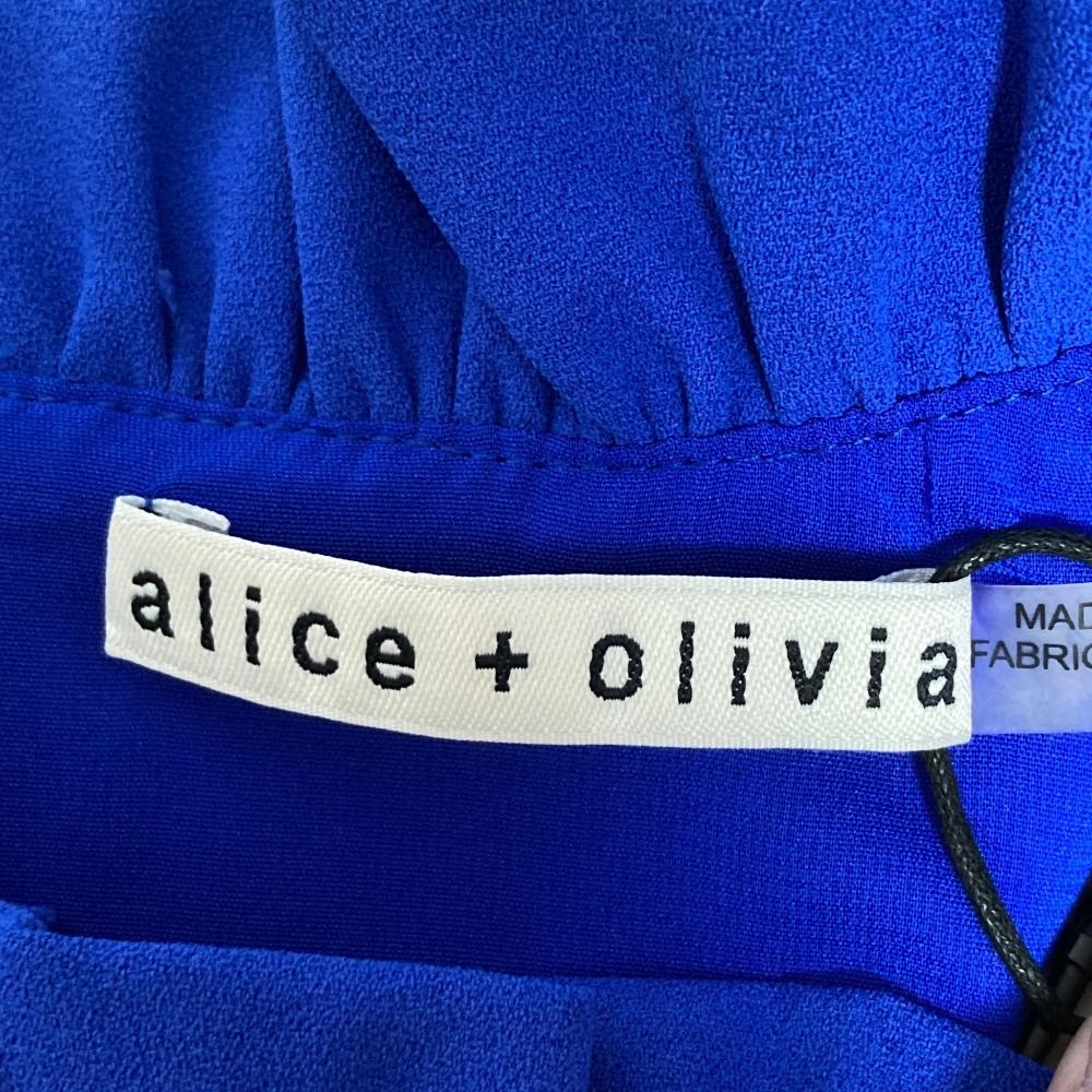 未使用 alice+olivia アリスアンドオリビア フリルカラー ノースリーブ