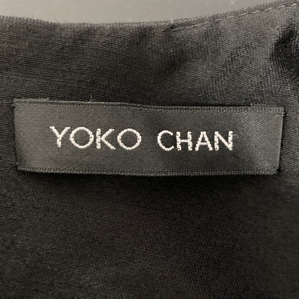 良品 YOKO CHAN ヨーコチャン バックティアードドレス ノースリーブ