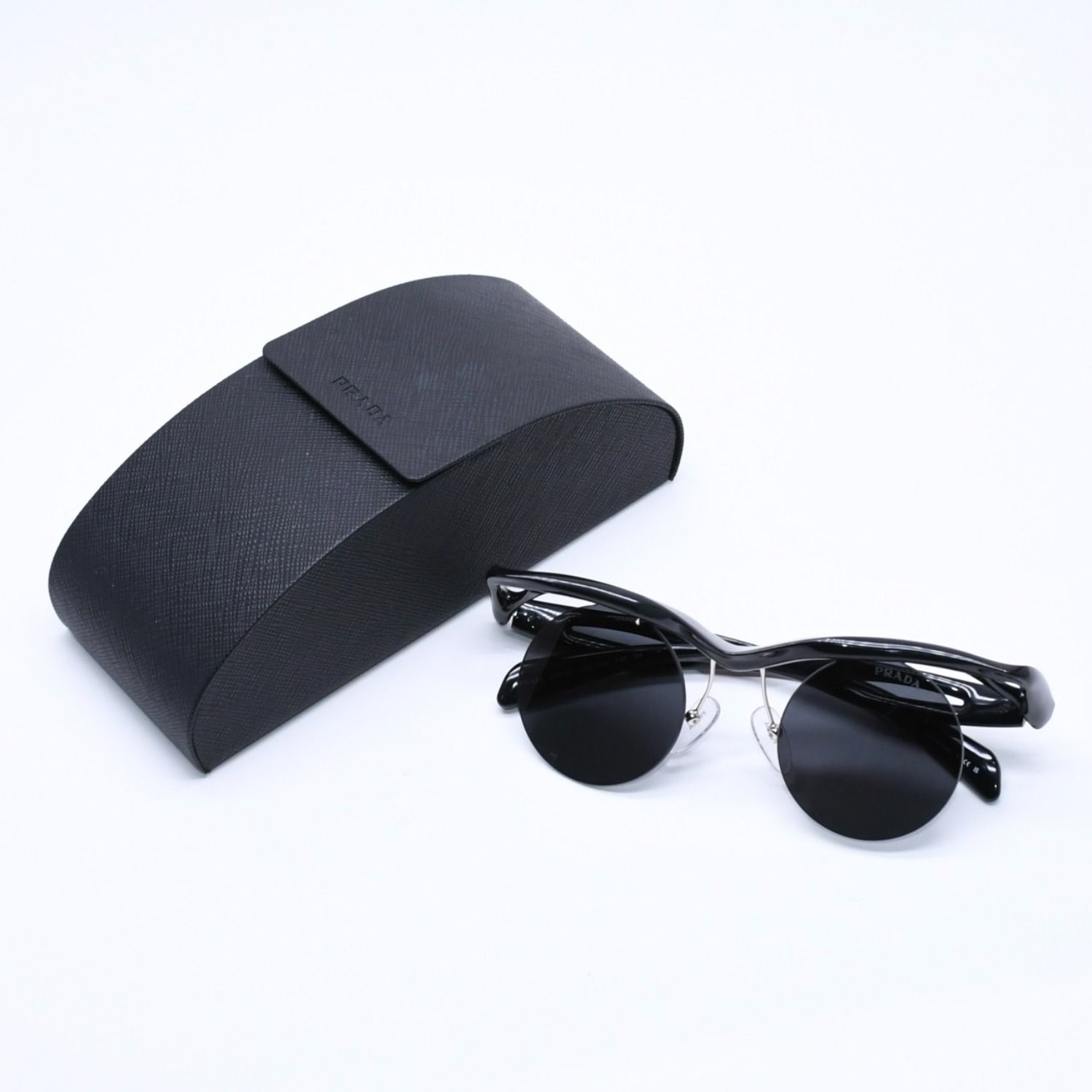 極美品 PRADA プラダ Sunglasses サングラス Morph ラウンドサングラス