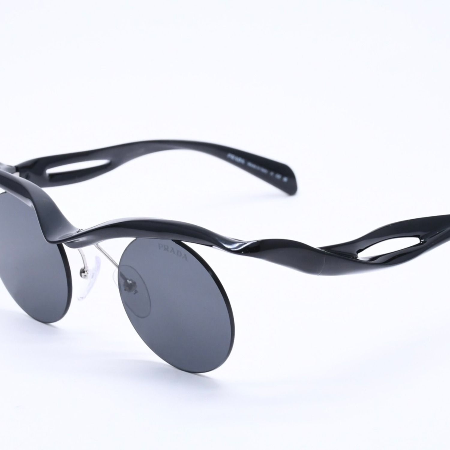 極美品 PRADA プラダ Sunglasses サングラス Morph ラウンドサングラス