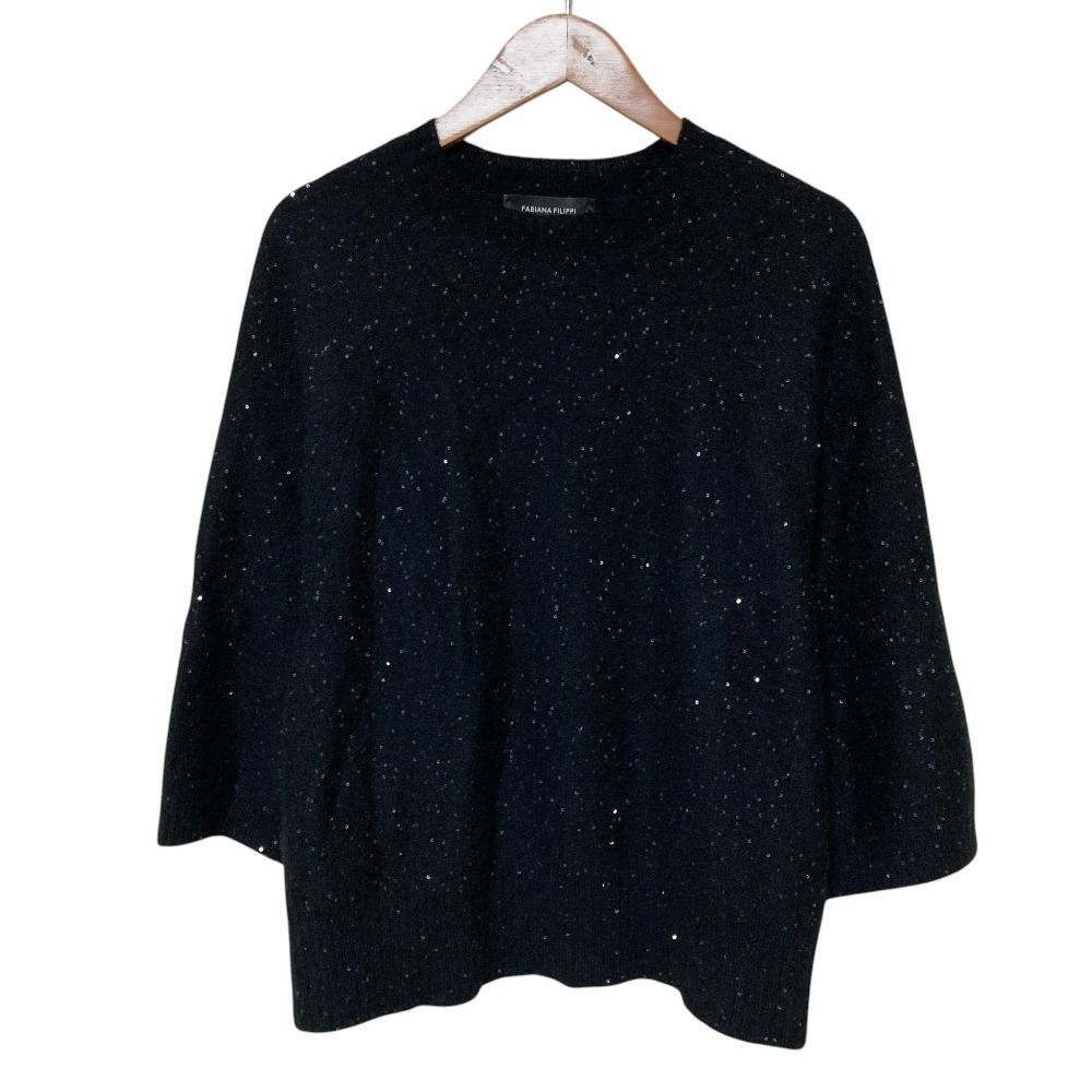 美品 Fabiana Filippi ファビアナフィリッピ カシミヤブレンド