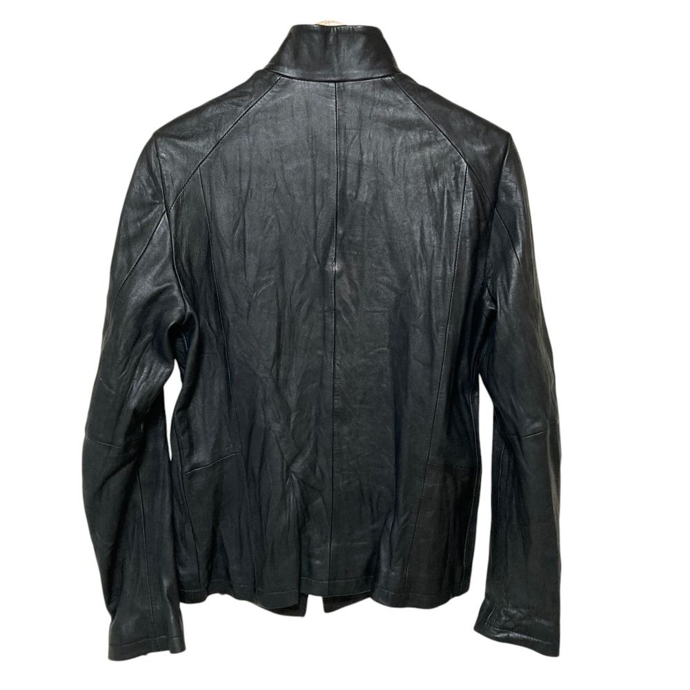 美品 bajra バジュラ ラムレザー ライダース チャイナジャケット 2