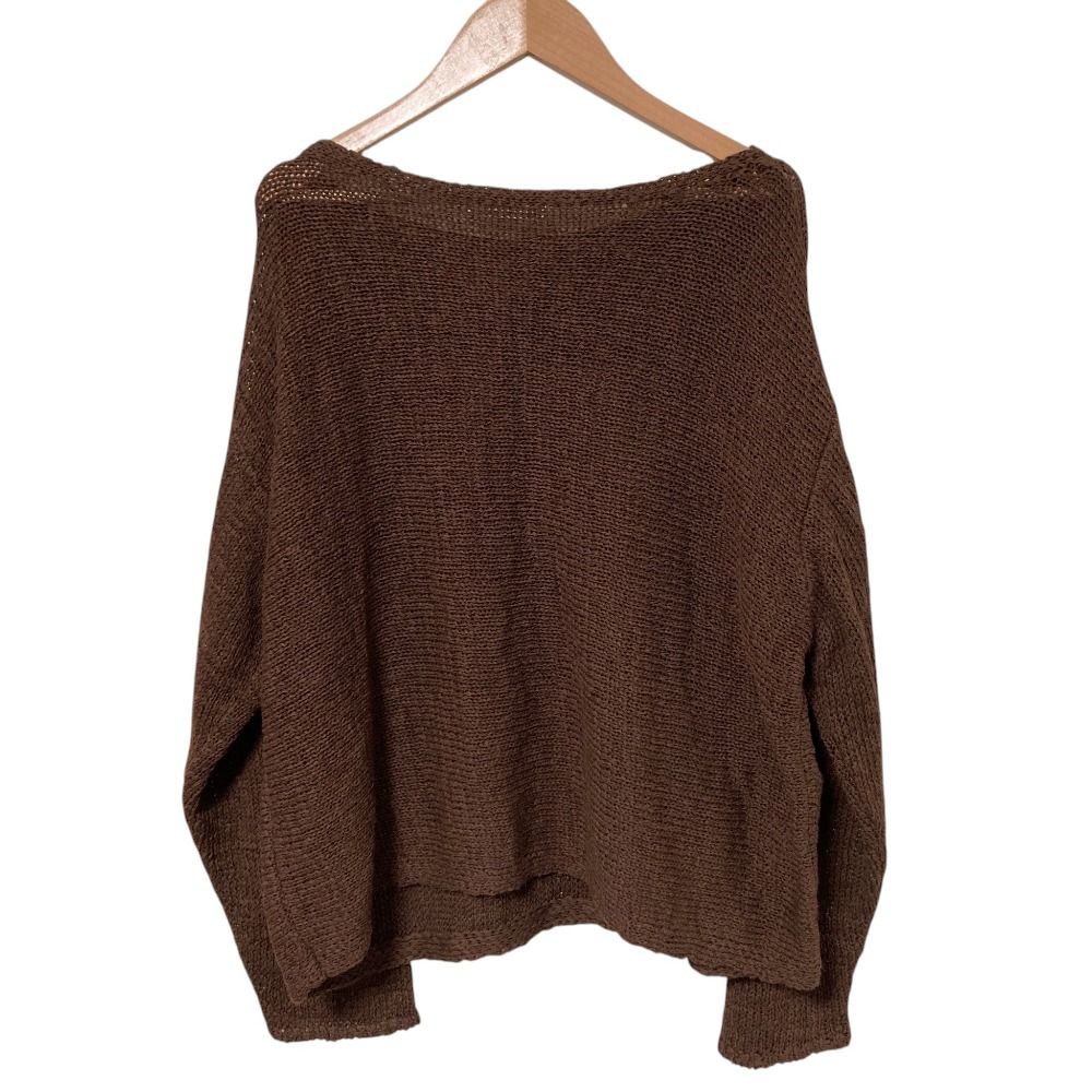 Plage プラージュ ニット26SS 未使用 26SS Plage プラージュ リネンミックス ルーズ プルオーバー