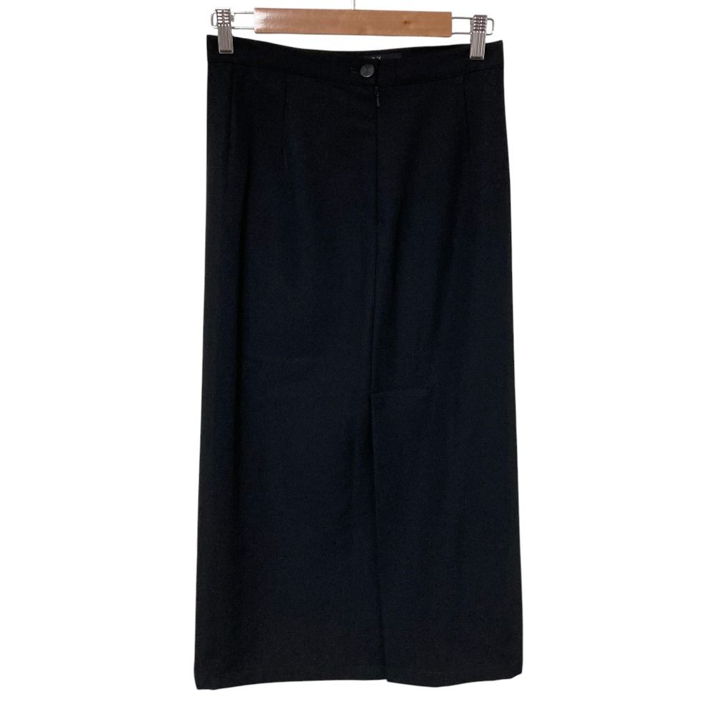 ヨウジヤマモト　ブラック　タイトスカート サイドスリット 美品 Y's Yohji Yamamoto ワイズ ヨウジヤマモト フロントスリット