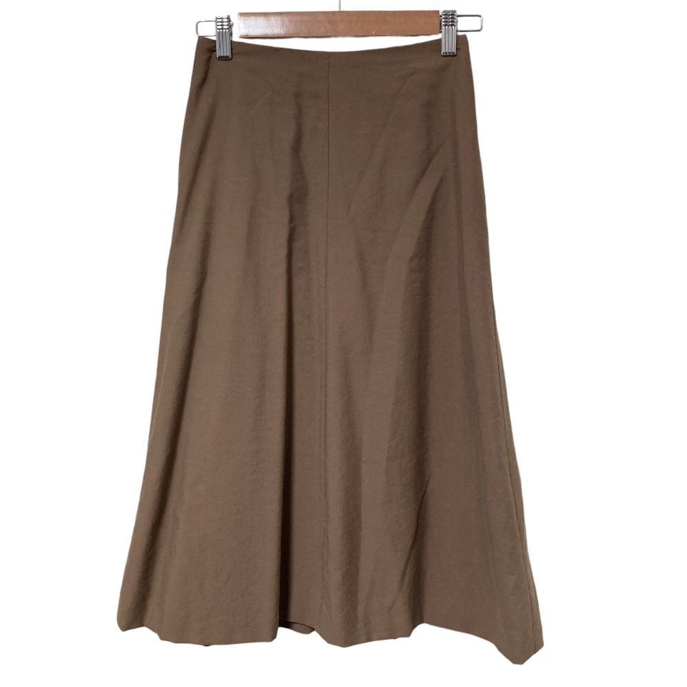DRIES VAN NOTEN フレアスカート 36 良品 DRIES VAN NOTEN ドリスヴァンノッテン ウール カシミヤブレンド