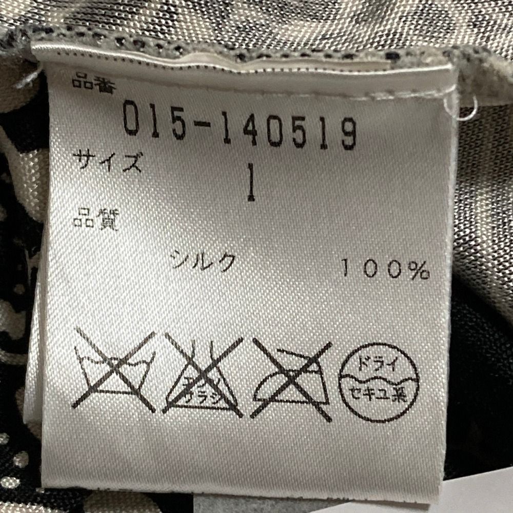 良品 VIVIENNE TAM ヴィヴィアンタム 総柄 シルク カシュクール