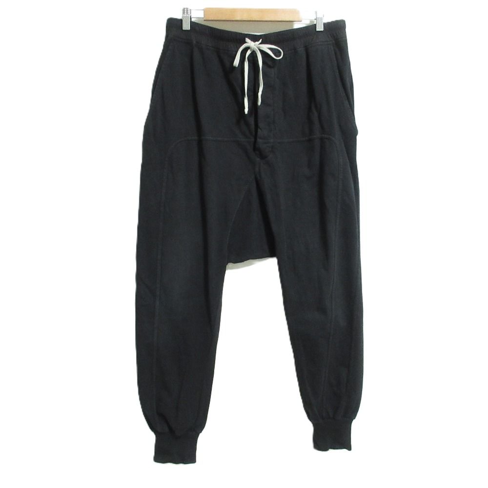 良品 23SS DRKSHDW Rick Owens ダークシャドウ リックオウエンス PRISONER DRAWSTRING サルエルパンツ DU02C5395-RIG L ブラック メンズ 古着 中古 USED