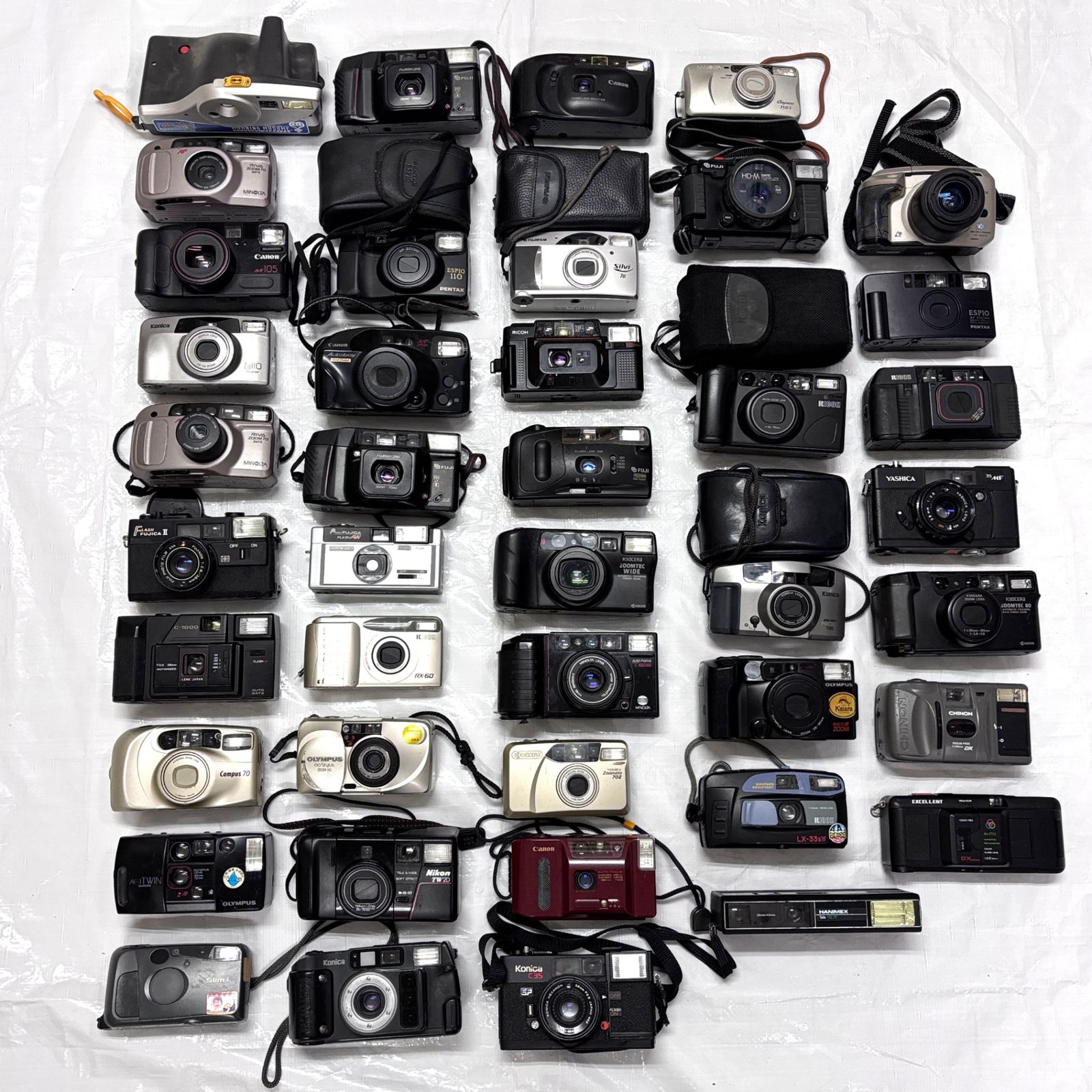 【まとめ】Canon FUJIFILM 他 コンパクトフィルムカメラ 41台 #T630