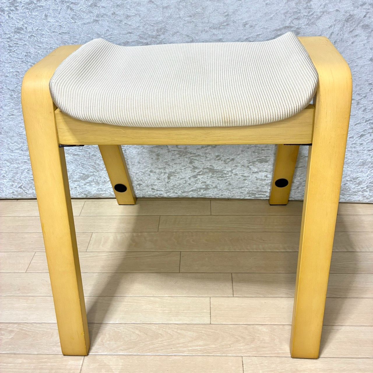 ニトリ　木製スツール　スタッキングスツール　2脚セット ニトリ NITORI 木製スツール スタッキングスツール スタッキング