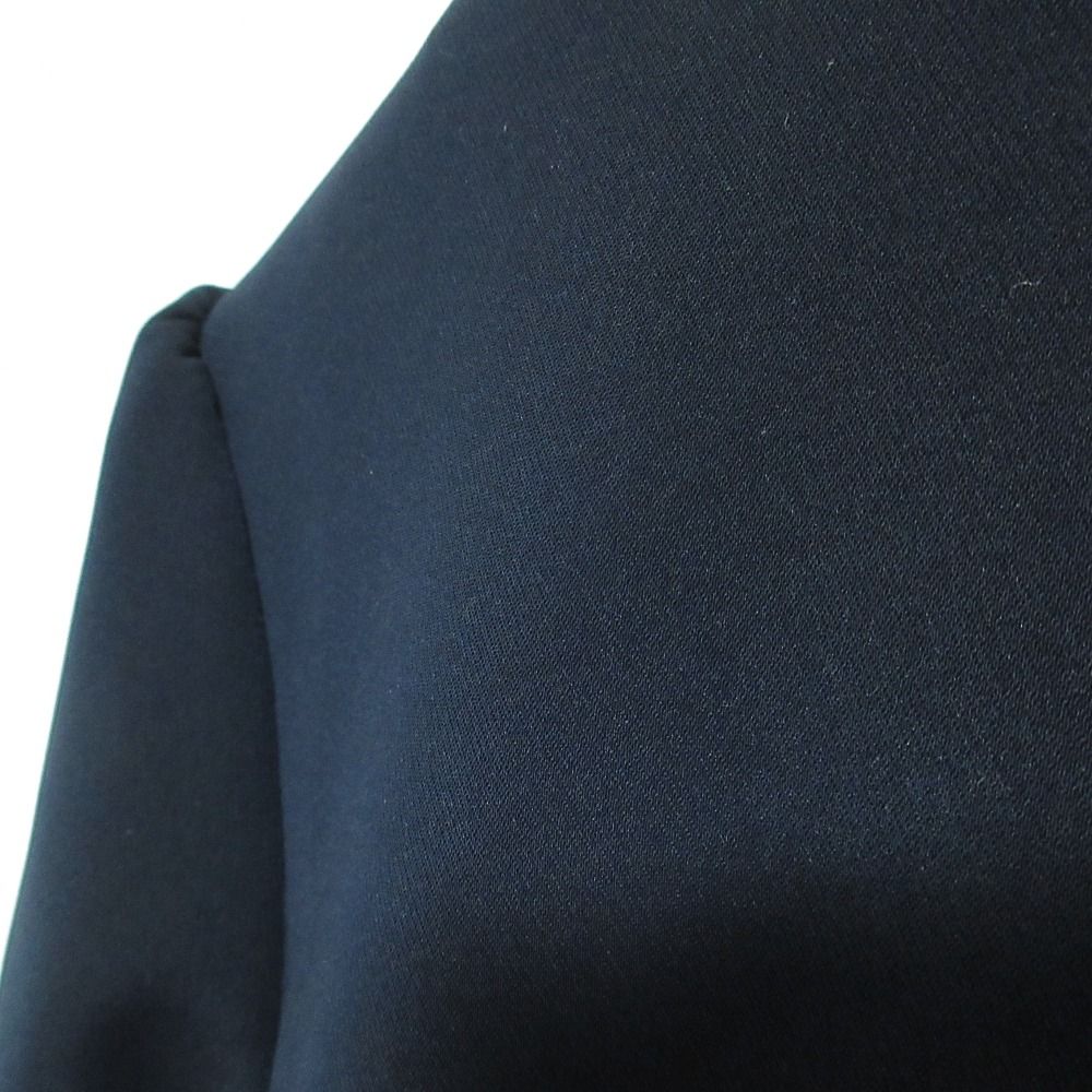 ボーダーズアットバルコニー　近年モデル　TWILL PEPLUM TOP　濃紺 美品 BORDERS at BALCONY ボーダーズアットバルコニー PEPLUM TWILL