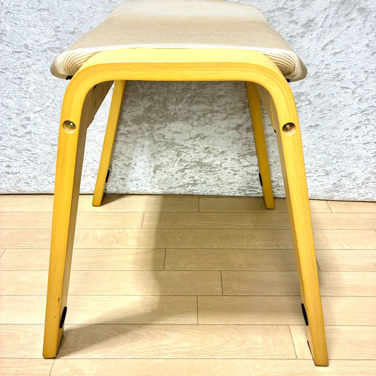ニトリ　木製スツール　スタッキングスツール　2脚セット ニトリ NITORI 木製スツール スタッキングスツール スタッキング