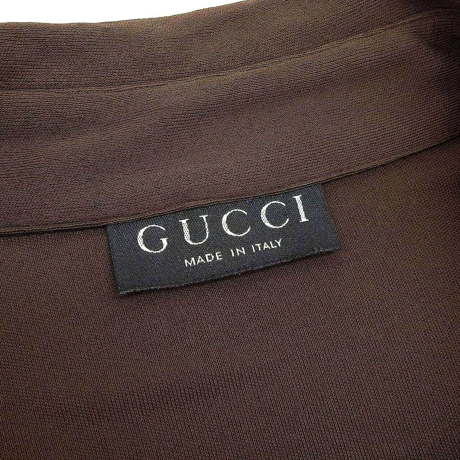 グッチ GUCCI トムフォード期 シャツ ブラウス ロングスリーブ 長袖 GG