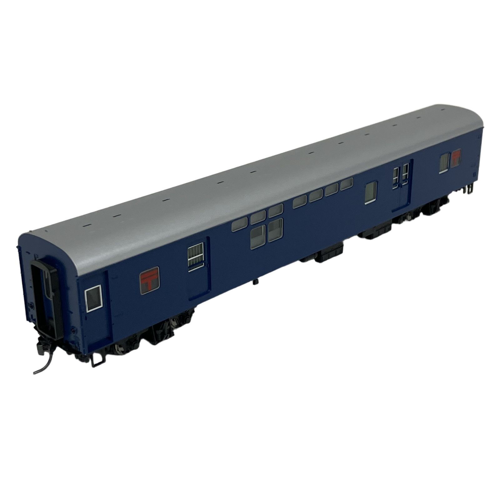 Ｔｏｍｉｘ　ＨＯー５１７　オユ１０（非冷房・青）　難有り TOMIX HO-517 郵便車 オユ10形(非冷房・青) HOゲージ 鉄道模型 中古