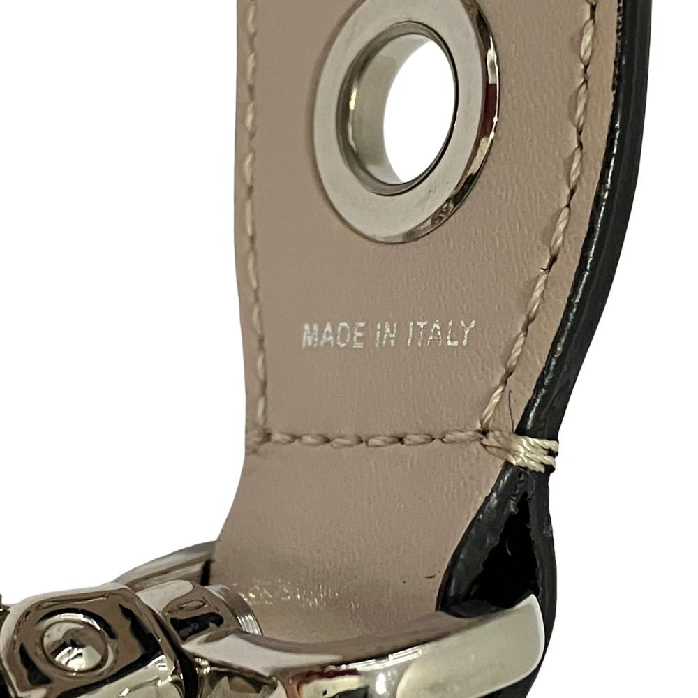 FENDI ストラップユー リバーシブルショルダー ストラップ 新品同様 FENDI フェンディ ストラップユー ミニ レザー パンチング