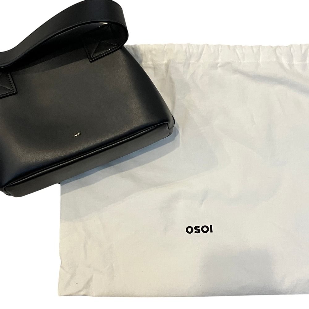 新品同様 OSOI オソイ MINI BROT レザー がま口 ショルダーバッグ