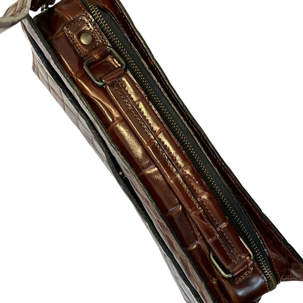良品 Jean Paul Gaultier ジャンポールゴルチエ クロコ型押し レザー