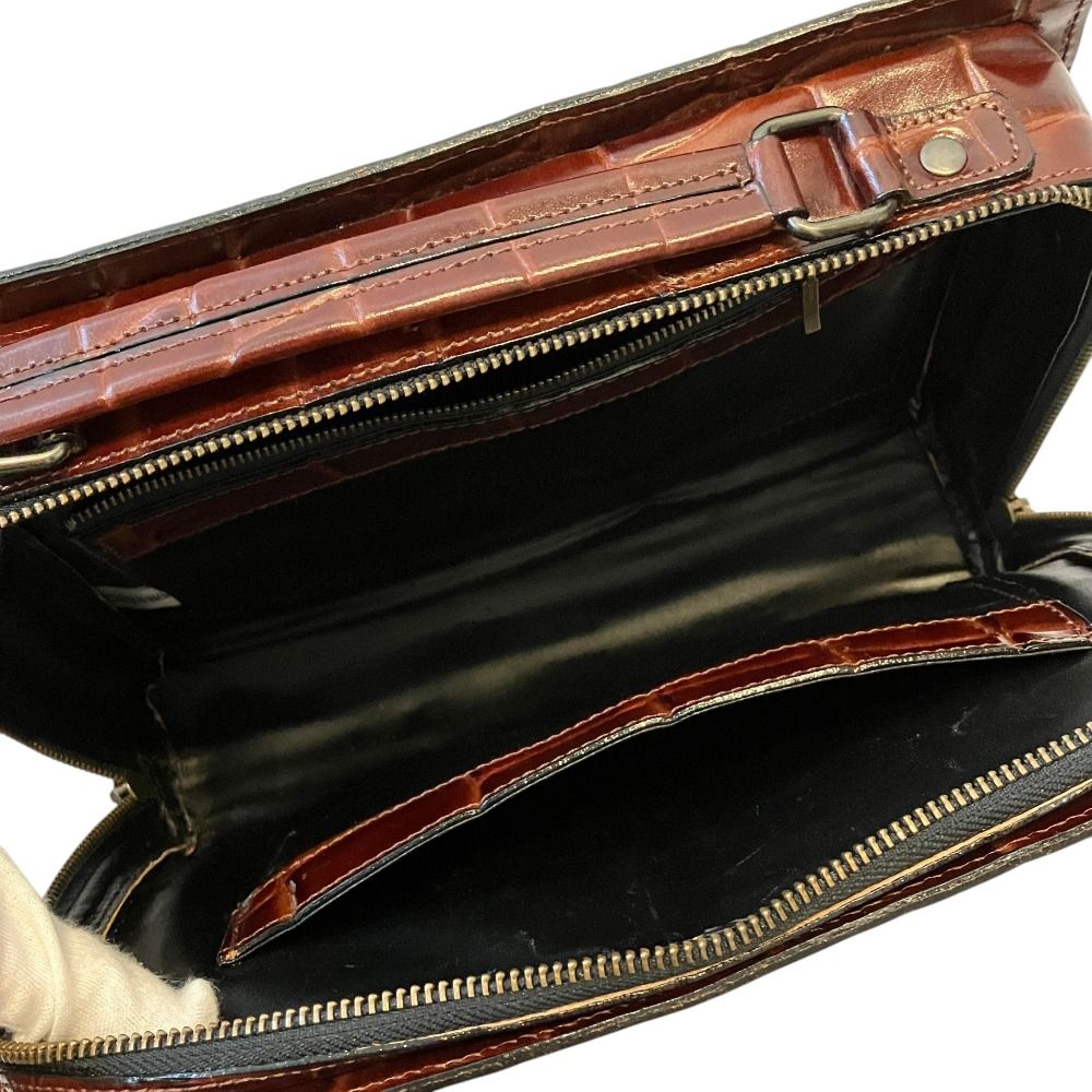 良品 Jean Paul Gaultier ジャンポールゴルチエ クロコ型押し レザー