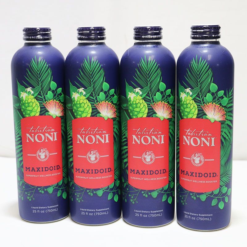 27500円→27000円 モリンダ　マキシドイド　4本入　未開封 モリンダ タヒチアンノニ マキシドイド 750ml 4本セット 期限2026/12