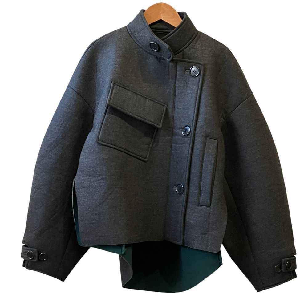 美品 ENFOLD エンフォルド ウールボンディング ショートコート
